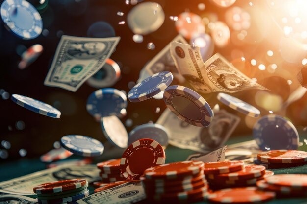 Live dealer at a blackjack table in nanastoto 176 studio